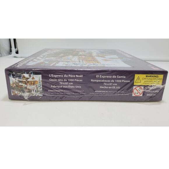 Vermont Christmas Company Santa's Express 1000 Piece Puzzle New Randy Wollenmann - Picture 2 of 6